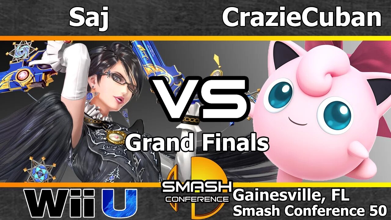 Saj (Bayonetta) vs. CrazieCuban (Toon Link, Greninja, & Jigglypuff) - Grand Finals - SC50