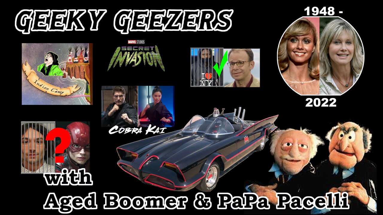 Geeky Geezers - Batmobile pandemonium, Secret Invasion reshoots, Ezra Miller charged
