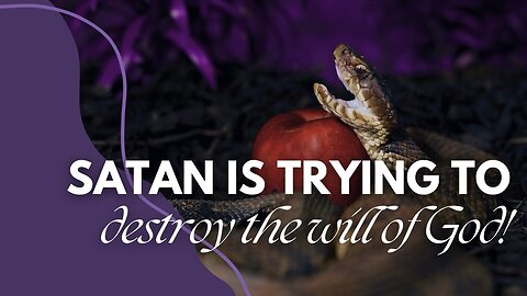 Satan is trying to destroy the will of God!