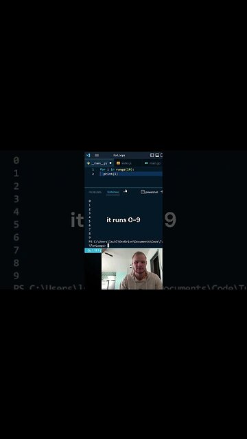 For loops in 3 languages