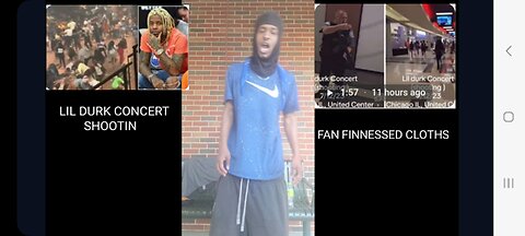 LIL DURK RELEASD HOSPITAL HAD A CONCERT AN WAS SH*T UP PEOPLE RAN AN ALSO STOLE MERCHANDISE 😂😳💯💪🏾