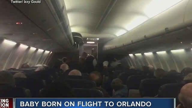 Baby born on flight to Orlando, made emergency landing in Charleston