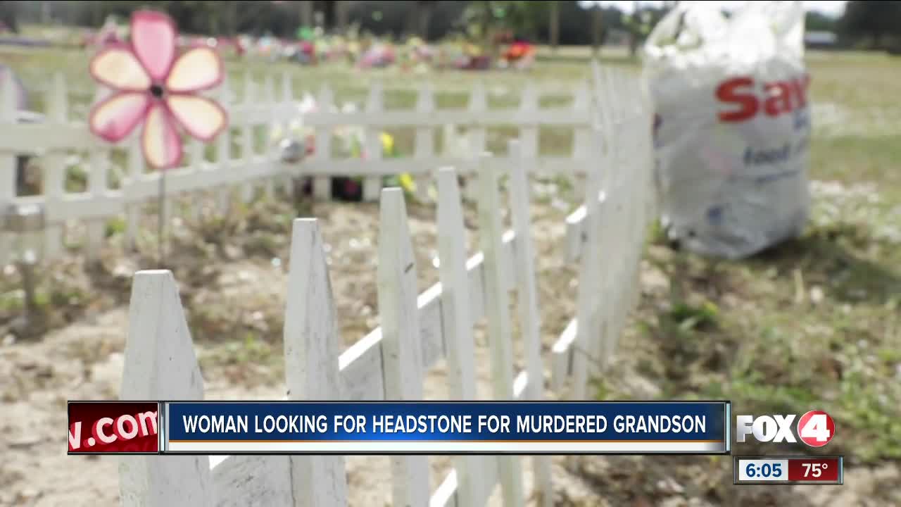 Woman patiently waits for grandson's headstone after nearly a year