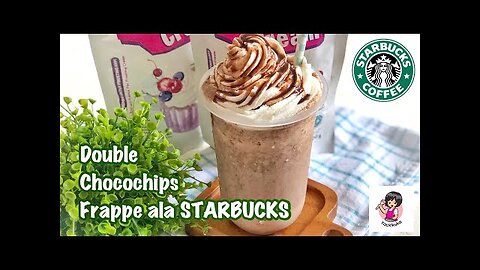 DOUBLE CHOCOCHIPS FRAPPE | MINUMAN ALA STARBUCKS