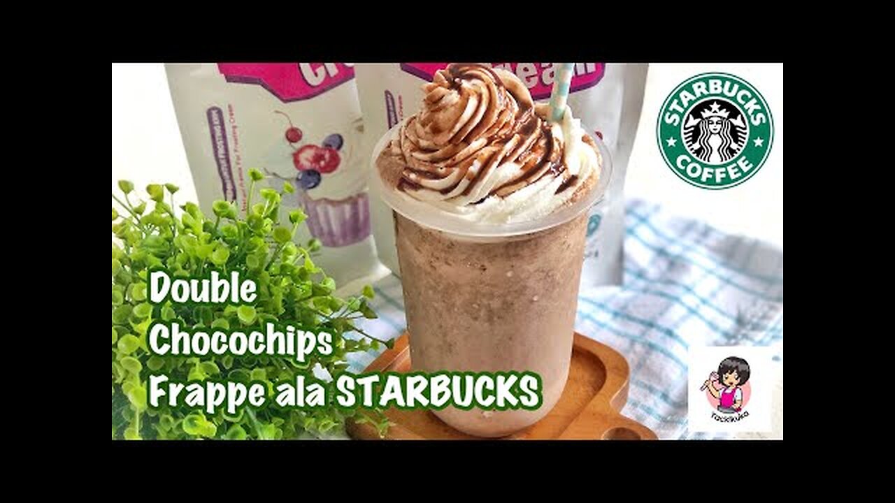 DOUBLE CHOCOCHIPS FRAPPE | MINUMAN ALA STARBUCKS