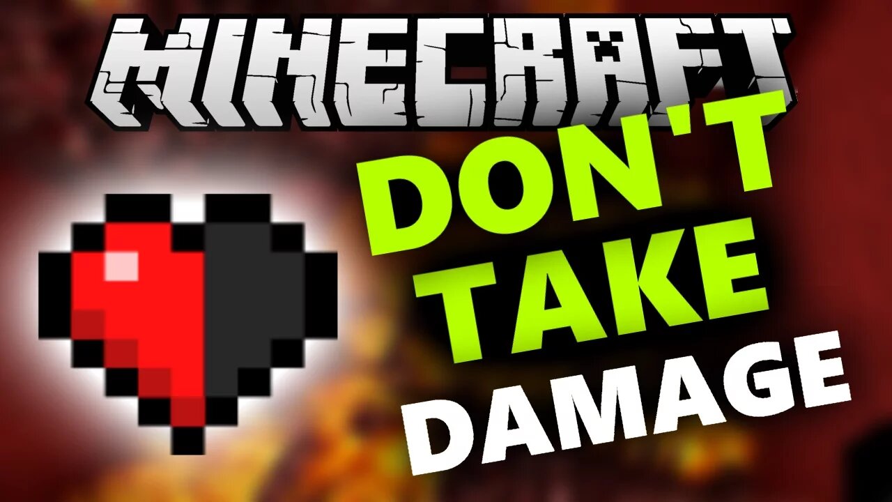 RAGE QUIT!! - Minecraft Challenge Map: DON'T TAKE DAMAGE!