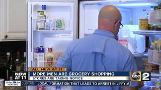 Grocery shopping becoming more of a shared task at home