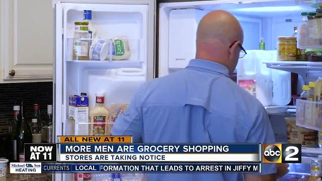 Grocery shopping becoming more of a shared task at home