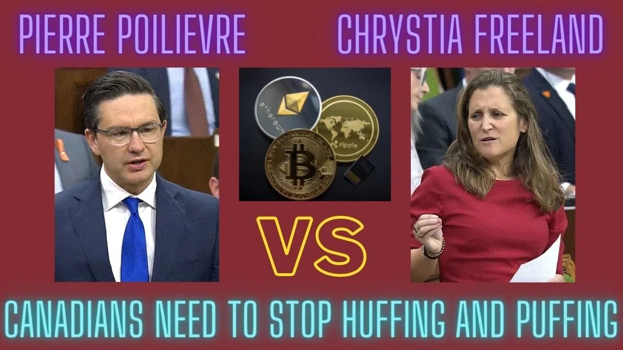 STOP HUFFING AND PUFFING Freeland says as 51% of Canadians cant afford to eat blames crypto instead