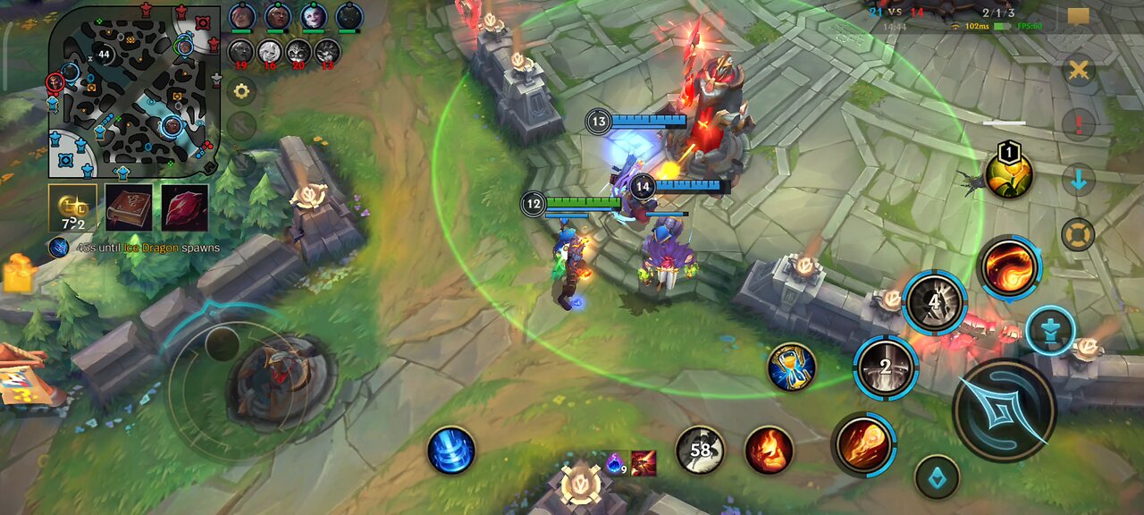 Brand Gameplay 🔥😤 Finally Getting Good Teammates #LoL #WildRift #BrandMain