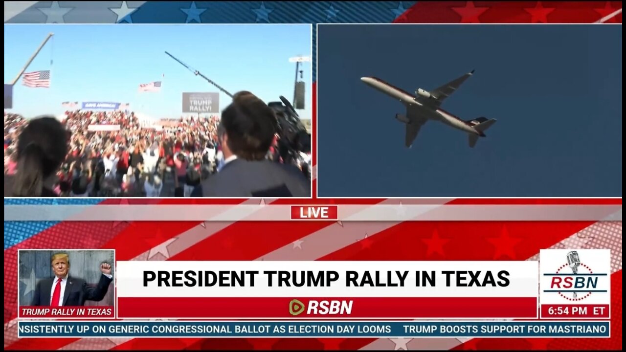 Trump Force One Makes Its First Public Appearance