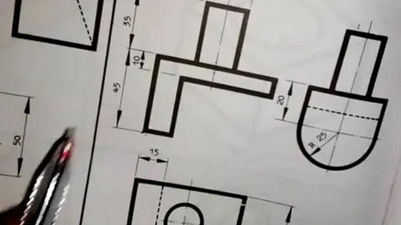 Conversion of Orthographic Views into Isometric View