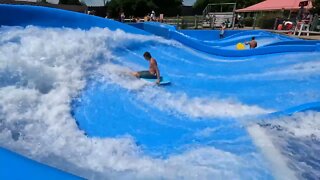 flowrider - Zach - 8 at Soak City, Kings Island