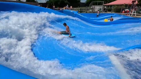 flowrider - Zach - 8 at Soak City, Kings Island