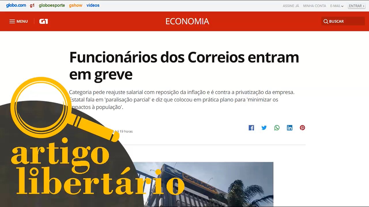 Funcionário dos correios fazem sua parte para incentivar privatização | AL - 12/09/19 | ANCAPSU