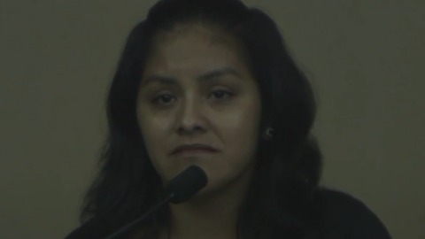 Victim's family confronts alleged killer