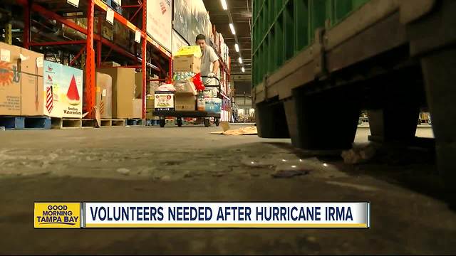 Charitable organizations call on volunteers to help three weeks after Hurricane Irma