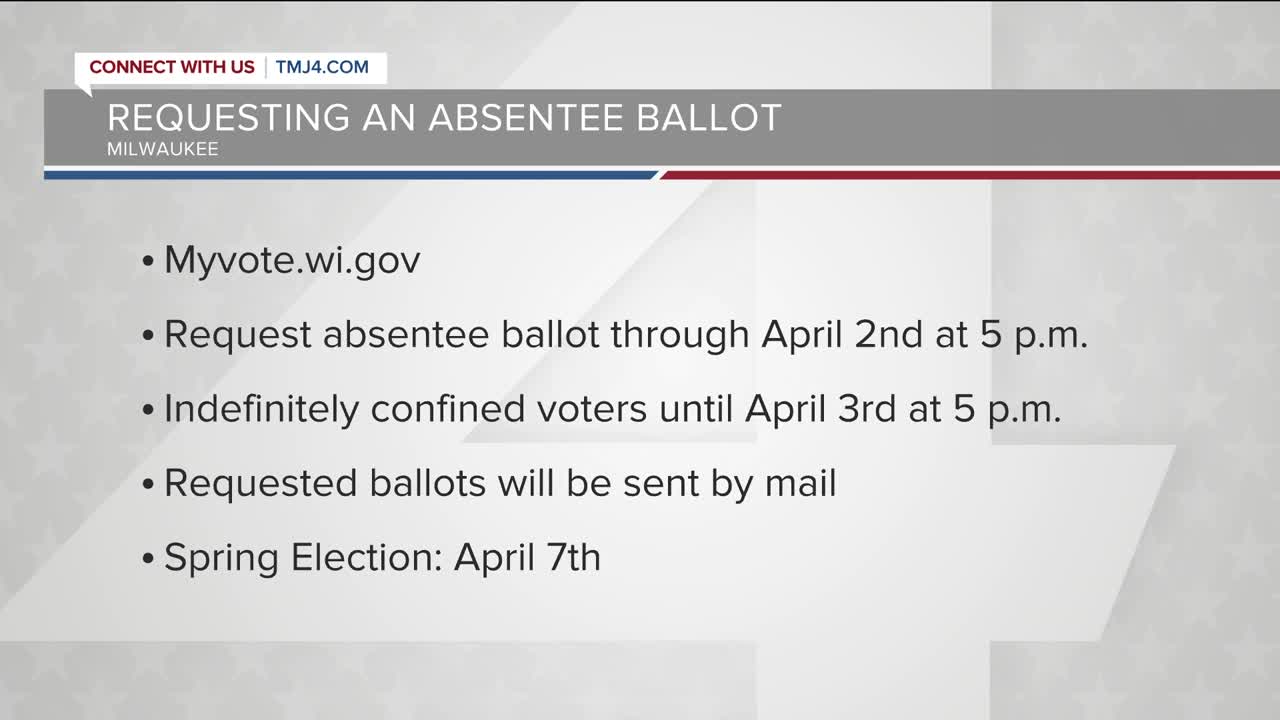 The deadline to request an absentee ballot for next week's election is this Thursday
