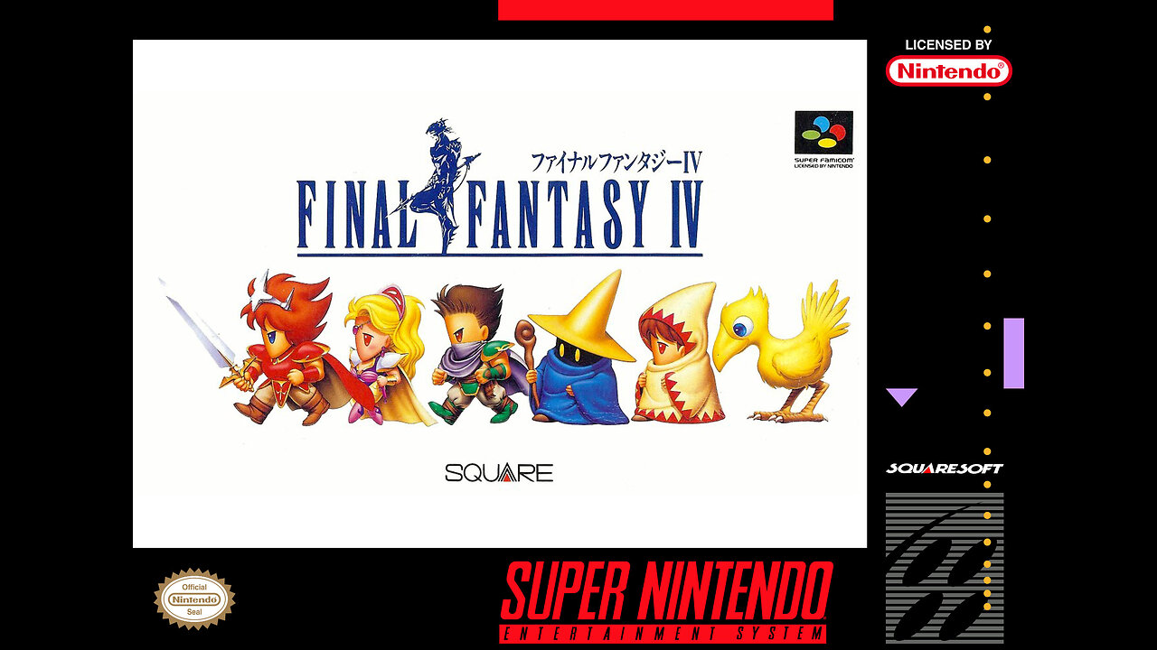 Final Fantasy 4 IV 1991 pt.1 SNES Nintendo LIVE Playthrough - Retro Games Live Gameplay