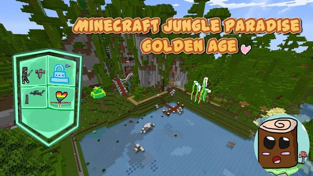 Minecraft Jungle Paradise Golden Age Ep627 : Tearing The Old Tree Farm Down After So Long