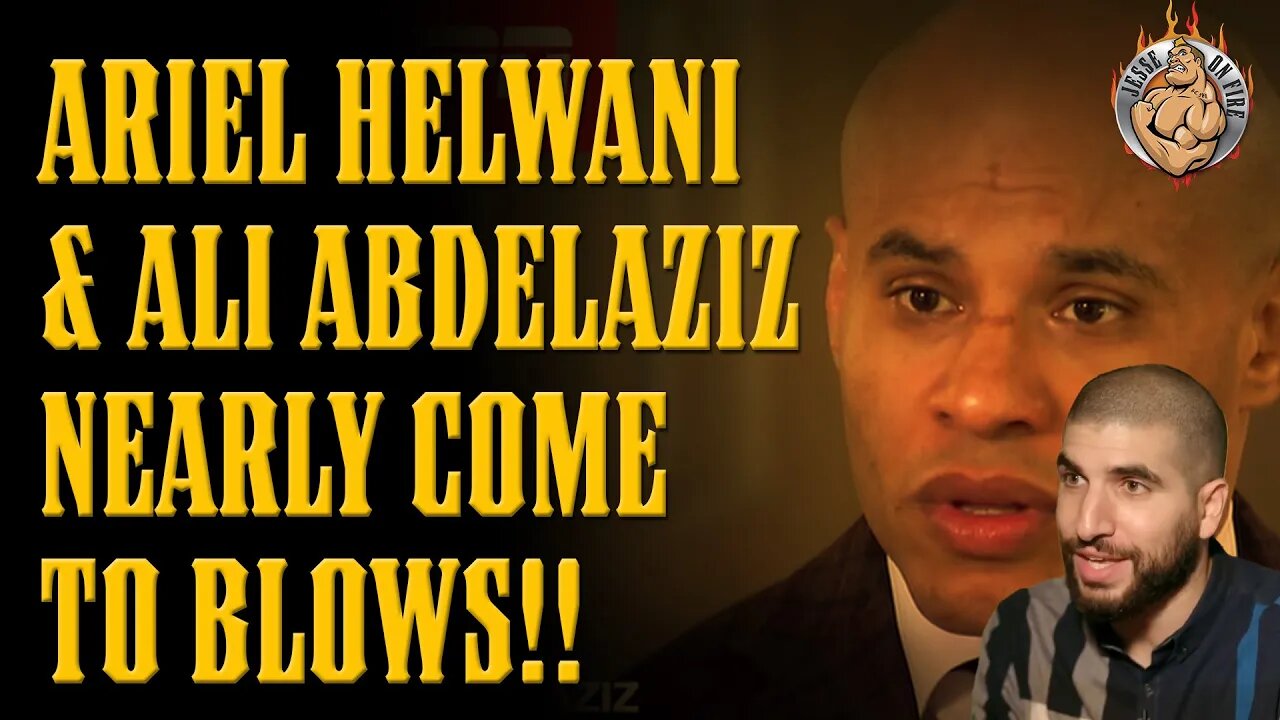 Ariel Helwani & Ali Abdelaziz PHYSICALLY RESTRAINED After PHYSICAL ALTERCATION!!