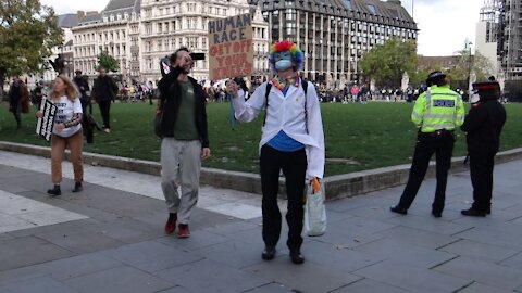 London Anti-Vaccine Passport Protest - 30th October 2021: Part 8 To Hyde Park Corner