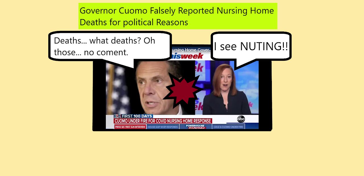 Governor Cuomo Falsely Reported Nursing Home Deaths for political Reasons | The Classic Far Left