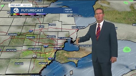 Storms possible Thu. and Fri.