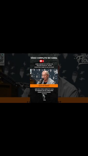 LULA É UM TRAIDOR? #shorts #lula Lula #lulatraidor #traição #blisola #cirogomes #flowpodcast