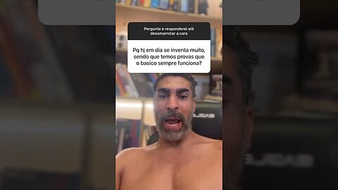Porque as pessoas inventam treinos