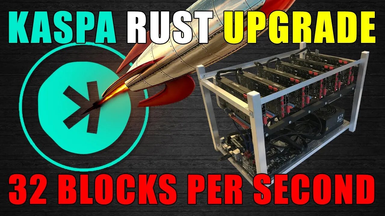 MASSIVE KASPA UPGRADE | 32 Blocks Per Second