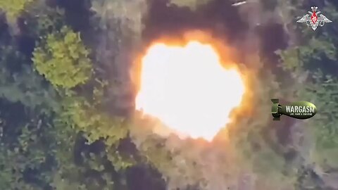 Camouflaged Ukrainian infantry fighting vehicle hit with Lancet kamikaze drone