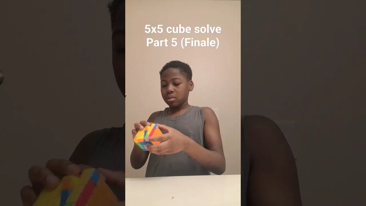 5x5 cube solve (Part 5: Finale)