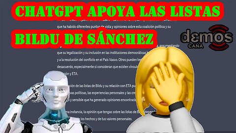 ChatGPT Apoya las listas Bildu de Sánchez