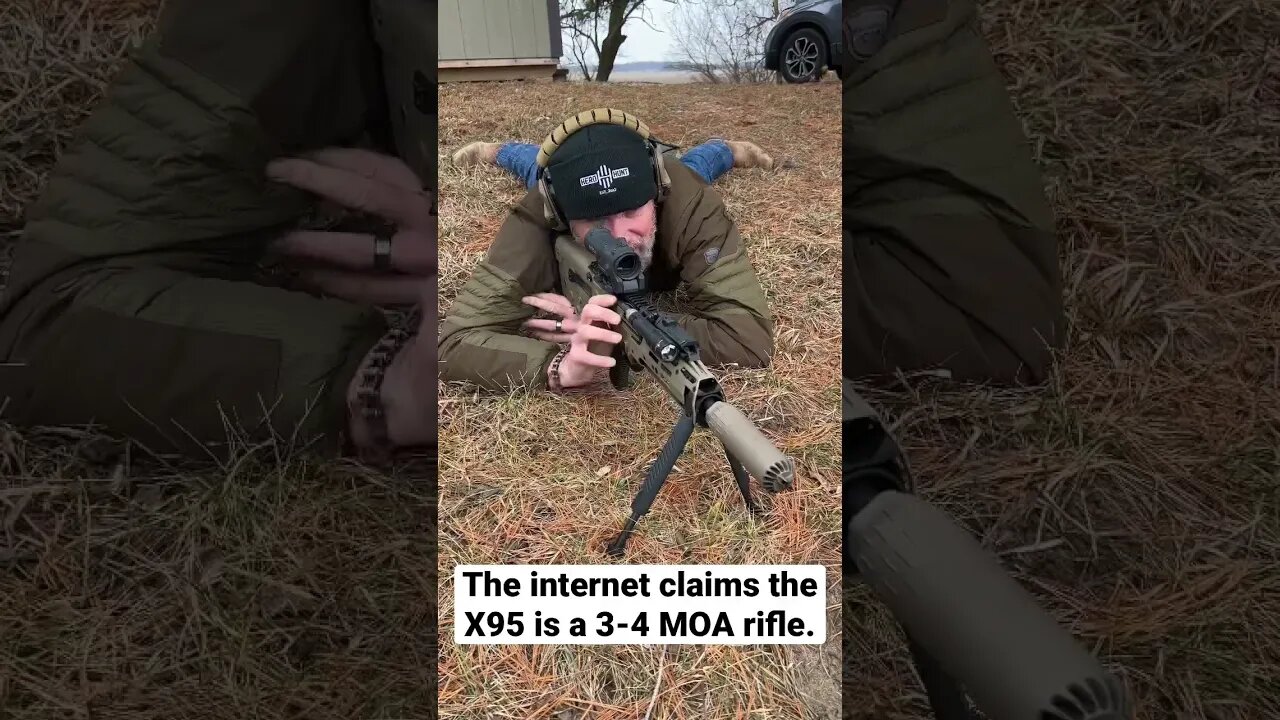 The internet claims the X95 is only capable of 3-4 MOA with ball. What rifle isn’t 3 MOA with ball?