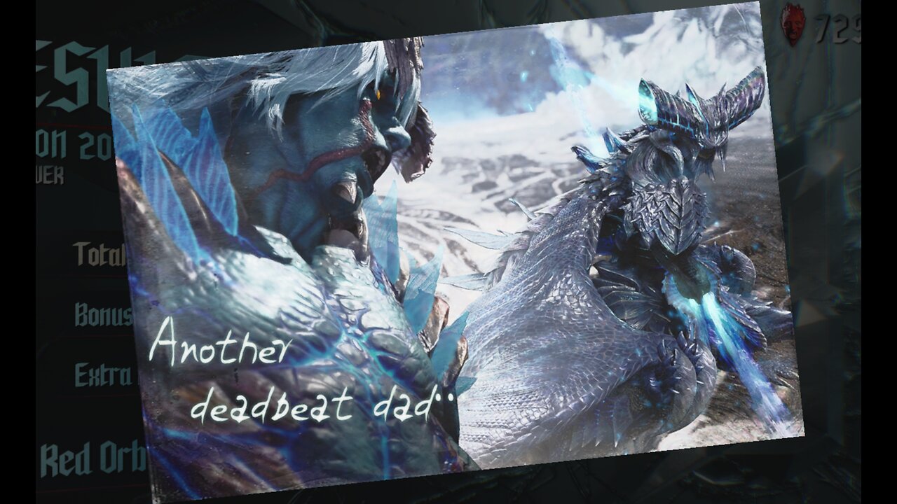 DMC5 Deadbeat Dad Swings Sword Around