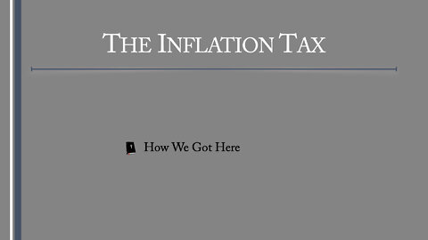 How We Got Here | The Christian Economist