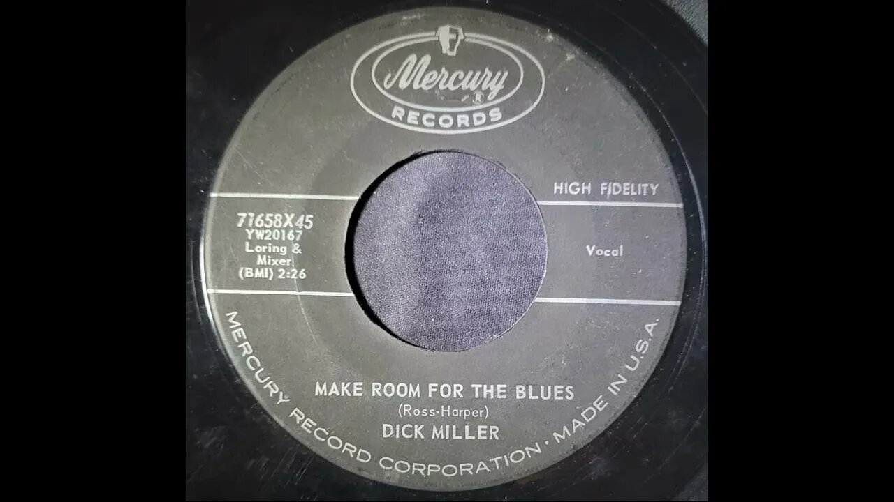 Dick Miller – Make Room For the Blues