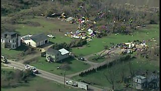 Air Tracker 5 provides aerial view of tornado damage