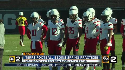 Terps football begins spring practice