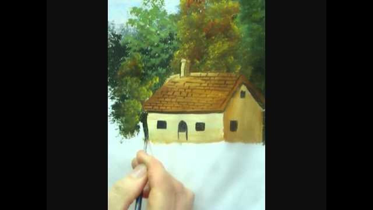 acrylic Painting - walls windows and door Part 6