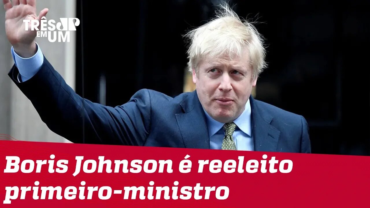 Conservador Boris Johnson é reeleito primeiro-ministro no Reino Unido