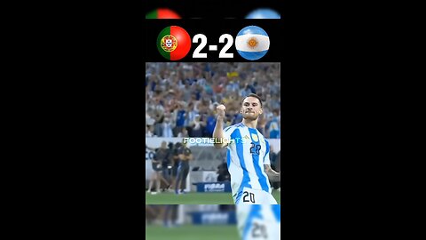 ARGENTINA VS PORTUGAL PENALTY SHOOTOUT RONALDO MESSI AURA #SHORTS #FOOTBALL