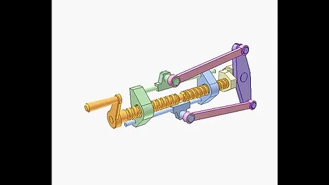 2544 Nut screw and bar mechanisms 1c