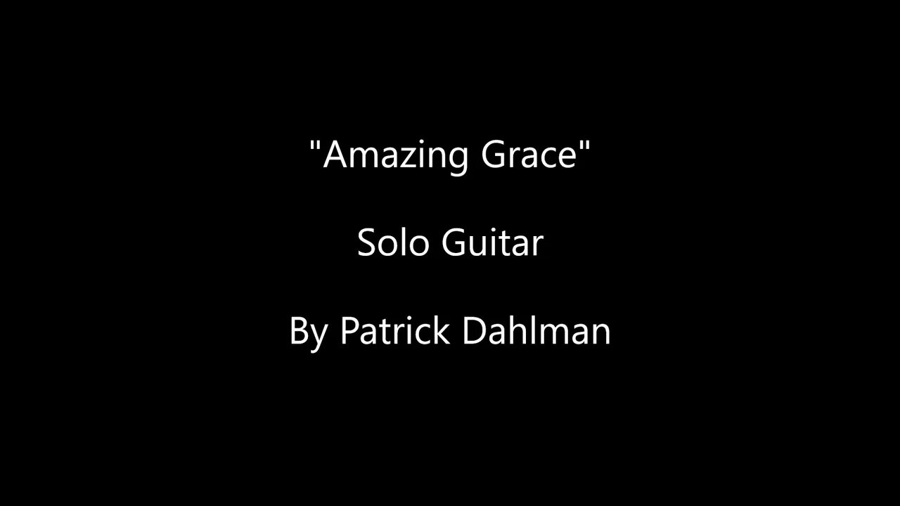 Acoustic Fingerstyle Amazing Grace