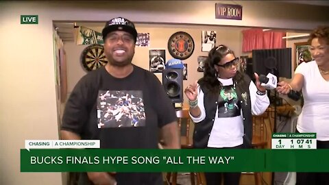 Bucks fans make NBA Finals hype song 'All The Way'