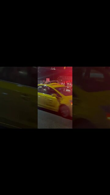 Car totaled at Renfrew St and E Broadway St Vancouver BC