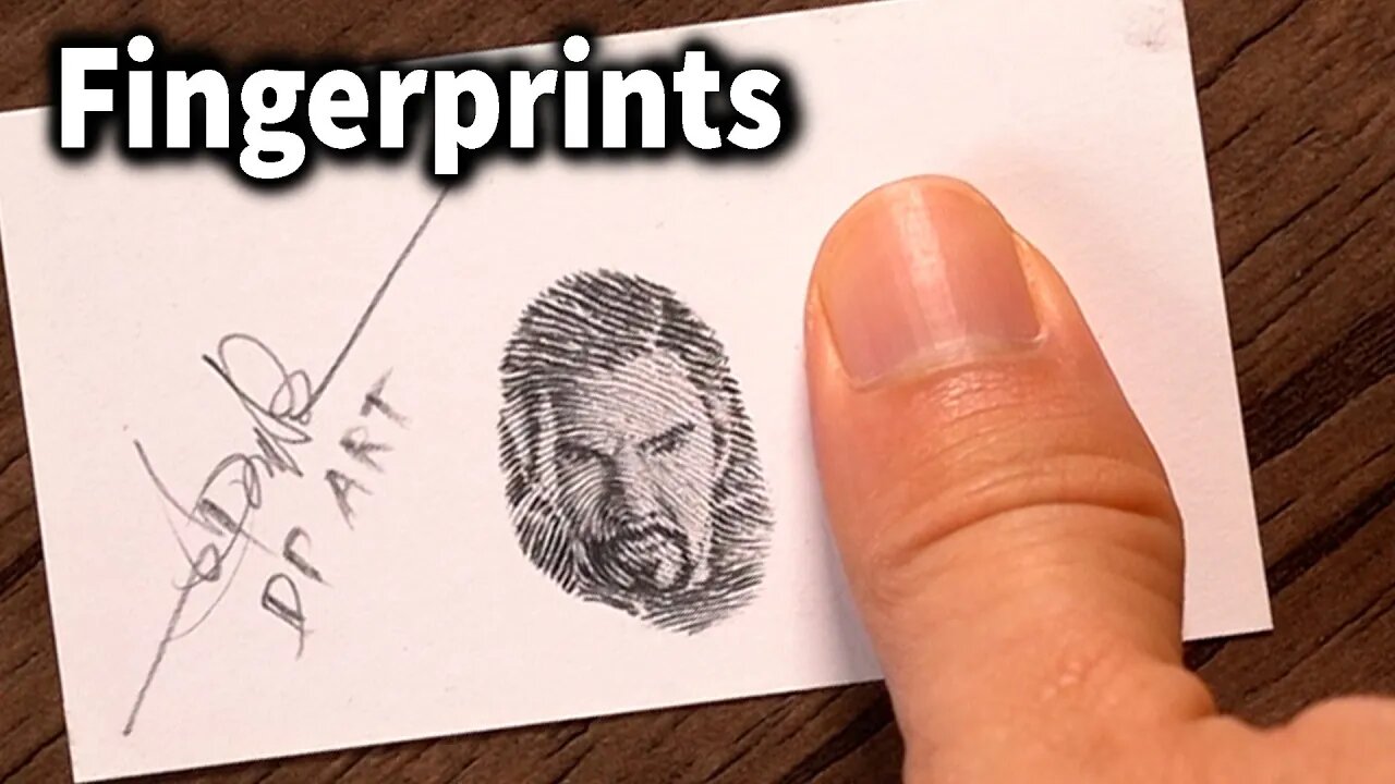 Draw Doctor Strange from a FINGERPRINTS