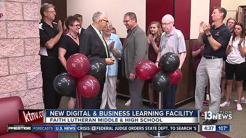 Faith Lutheran reveals new facilities