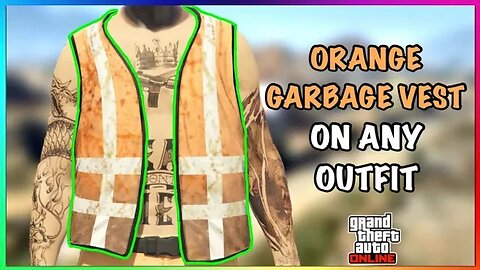 *Easy* How To Get The Orange Trash Vest On ANY Outfit (No Transfer) (GTA Online)